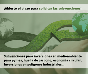 Subvenciones medioambiente - economía circular - huella carbono