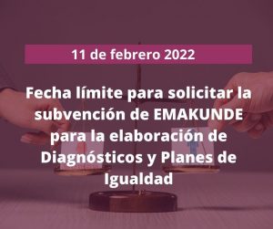 Subvención Plan Igualdad 2022